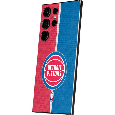 NBA Detroit Pistons Canvas Galaxy S25 Ultra Skin